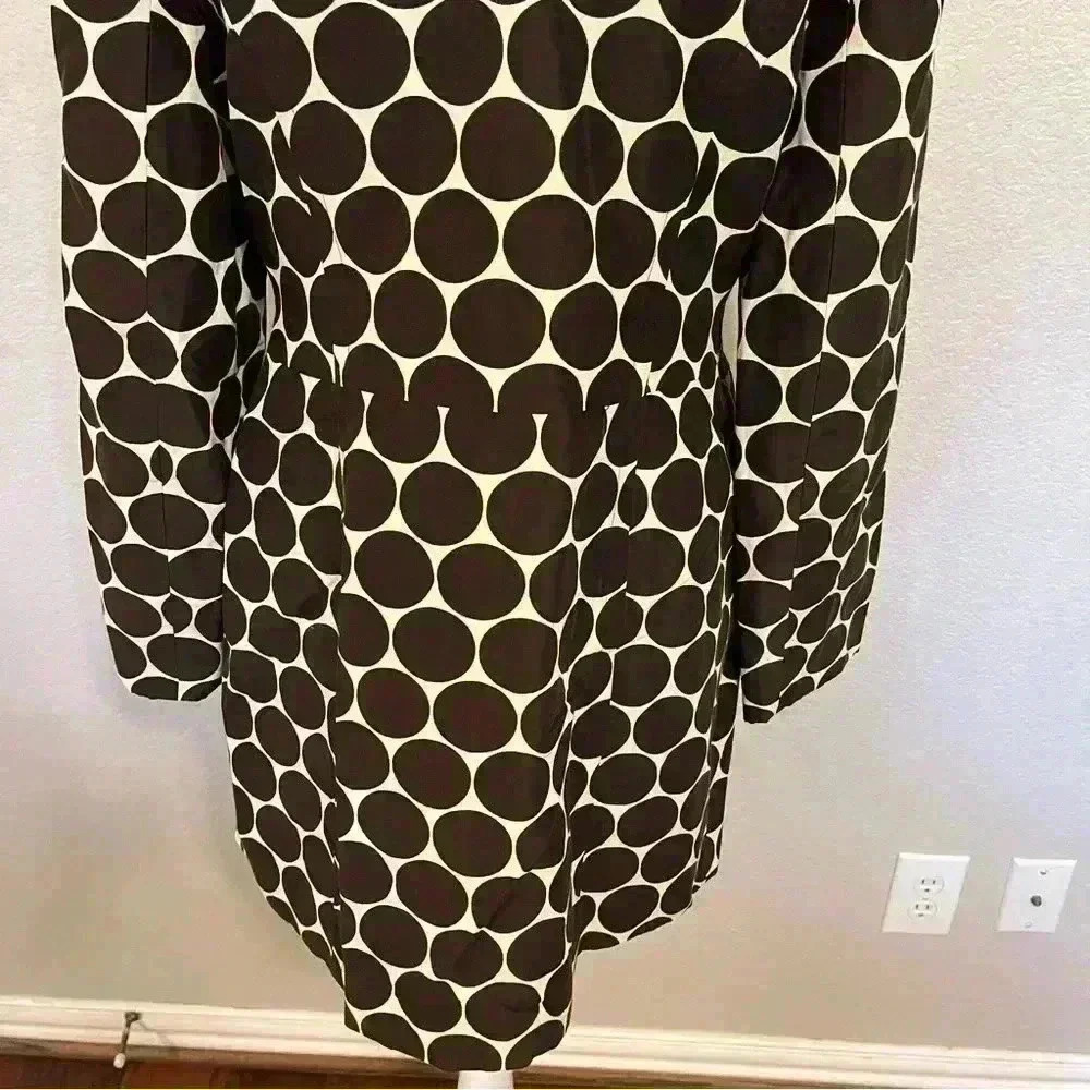 Harold's women's brown and beige polka dot jacket with three buttons size medium - Picture 6 of 12